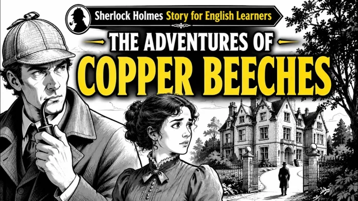 Sherlock Holmes – The Adventure of the Copper Beeches | B1 ESL & ELA Graded Reader Worksheet | With Answer Key cover