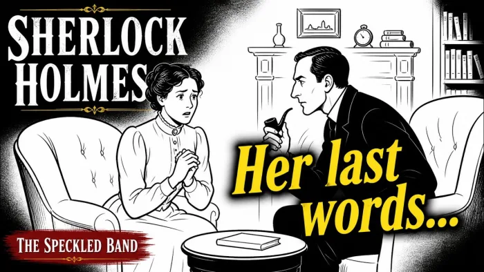 Sherlock Holmes – The Speckled Band | B1 ESL Graded Reader Worksheet | With Answer Key cover