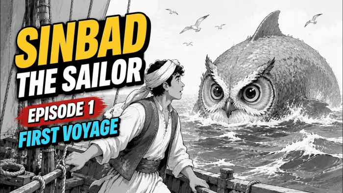 Sinbad the Sailor – The First Voyage | Grades 5–7 Reading & ELA Worksheet | With Answer Key cover